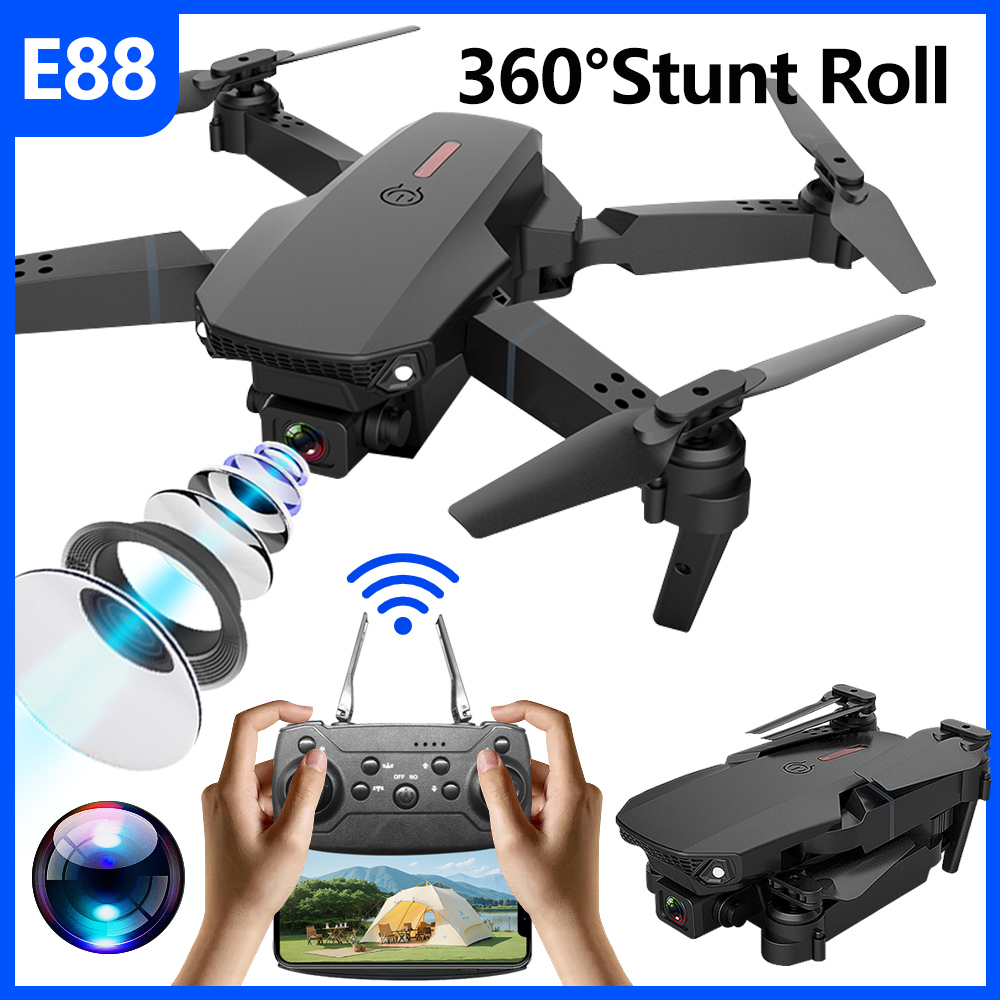 Eachine Drone E58 - E88 Mini Drone İHA 360 Derece