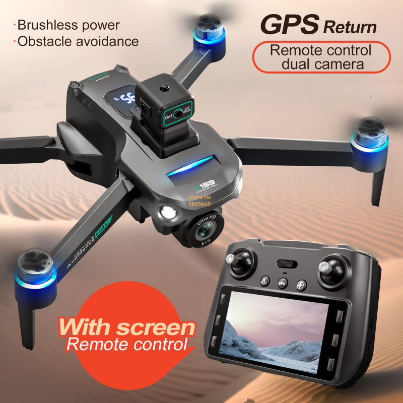 Drone Cinematic - 8K Çift Kamera 5G WIFI FPV