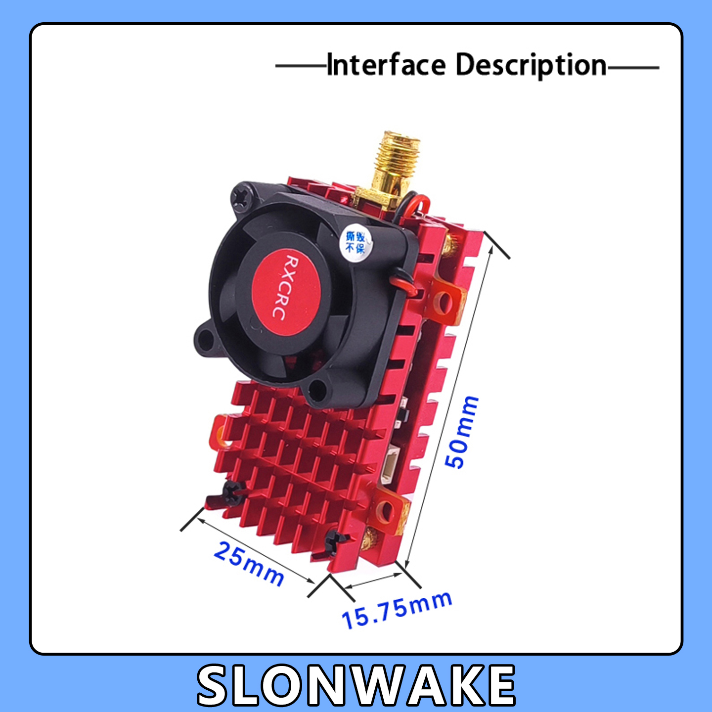 SLONWAKE 5.8G 2W VTX FPV 1800T - Drone Cinematic incelemesi ve fiyatı