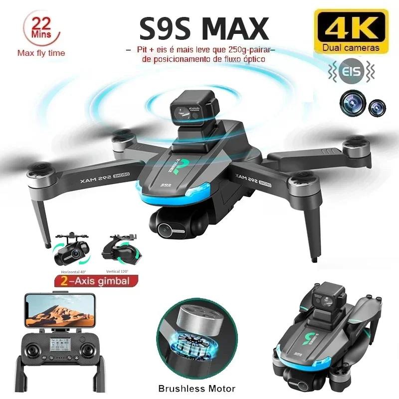 YENI S9S MAX MINI Drone 4K 2 E - Drone Cinematic incelemesi ve fiyatı