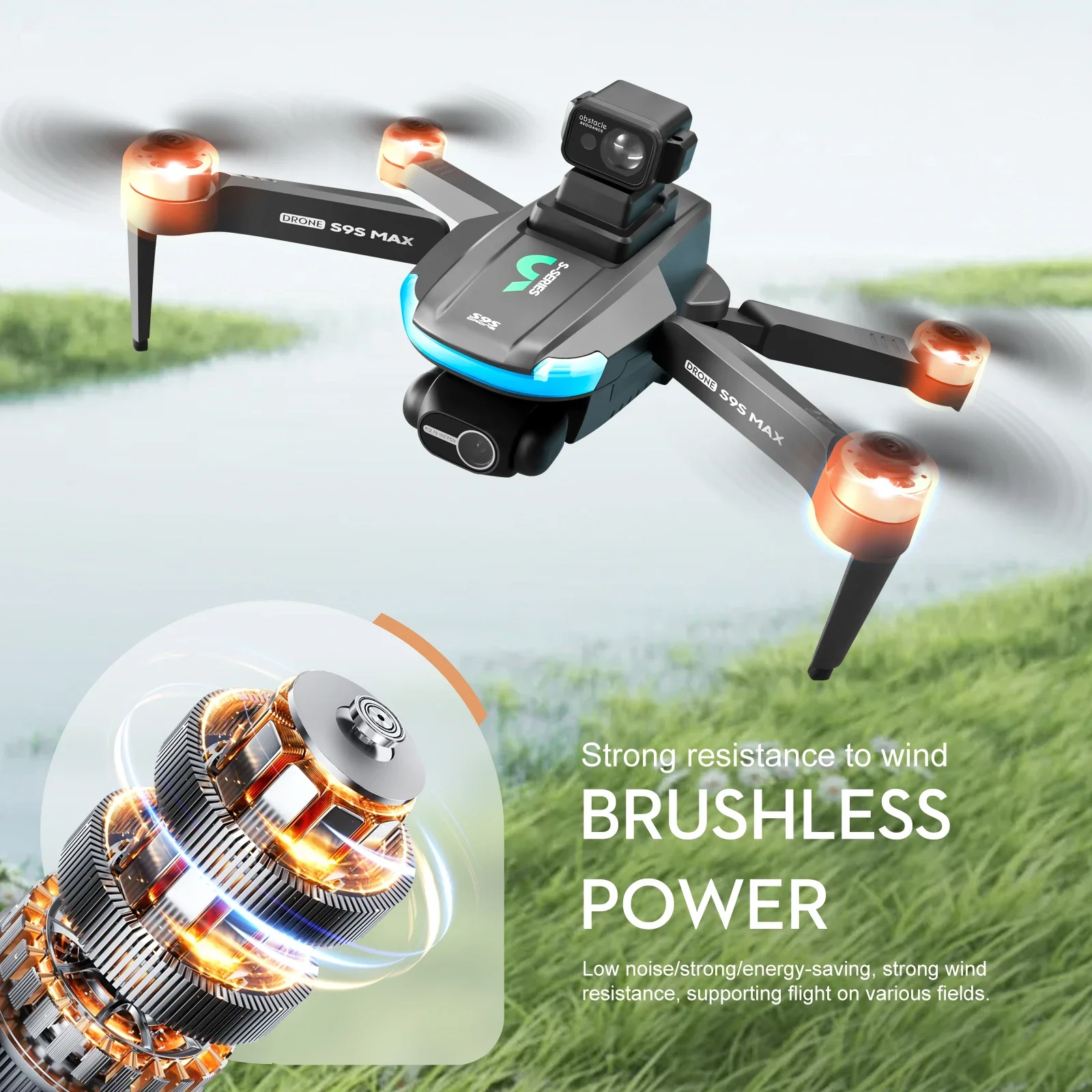 YENI S9S MAX MINI Drone 4K 2 E - Drone Cinematic incelemesi ve fiyatı