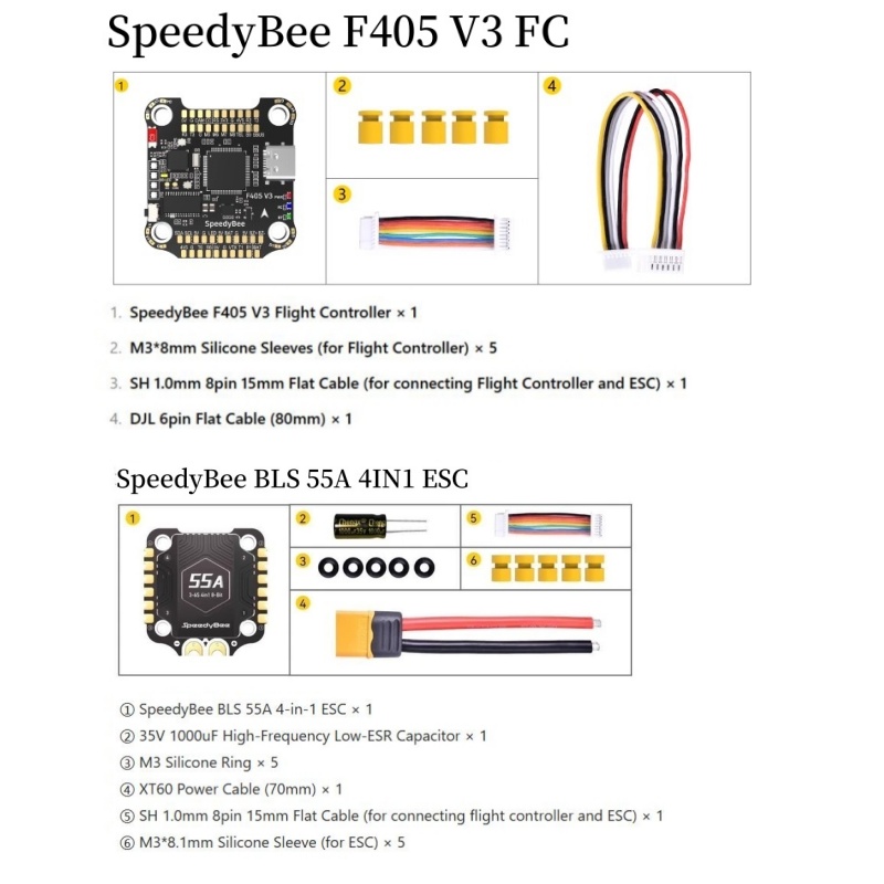 SpeedyBee F4 F405 V4 55A BLS 3 - Betaflight Fc F4 incelemesi ve fiyatı